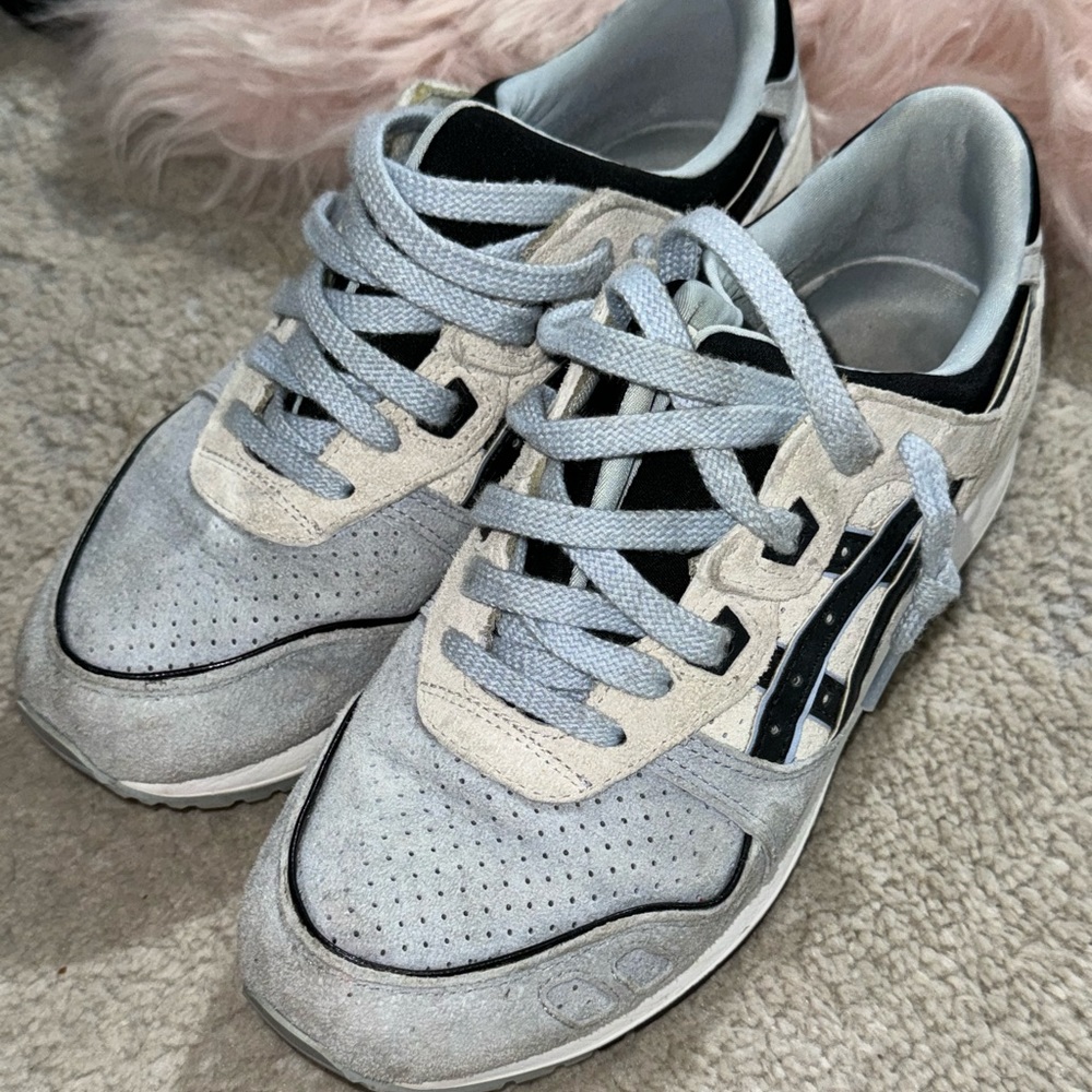 Blue ASICS sneakers